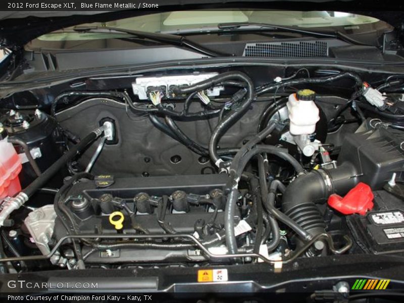 Blue Flame Metallic / Stone 2012 Ford Escape XLT