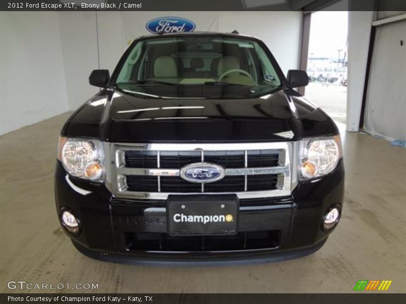 Ebony Black / Camel 2012 Ford Escape XLT