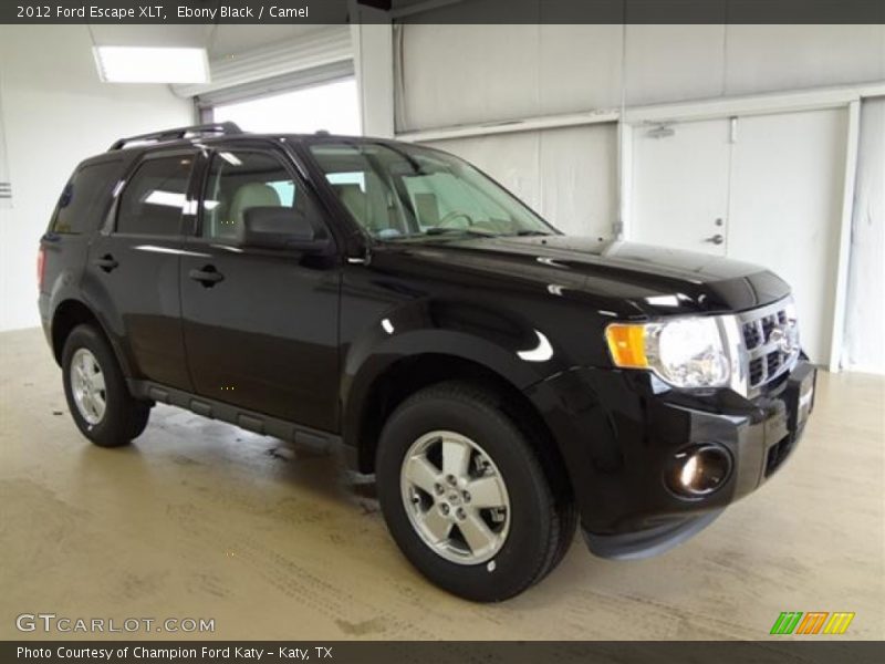 Ebony Black / Camel 2012 Ford Escape XLT