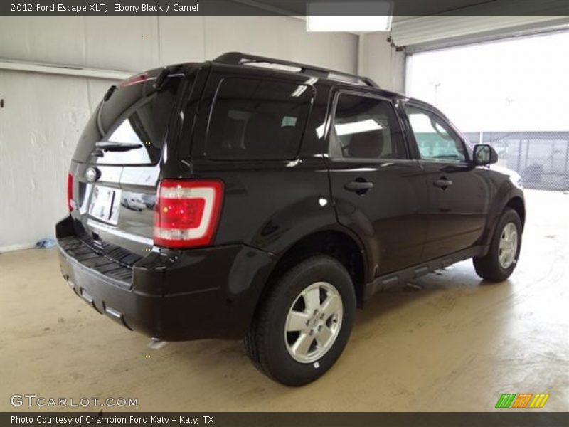 Ebony Black / Camel 2012 Ford Escape XLT