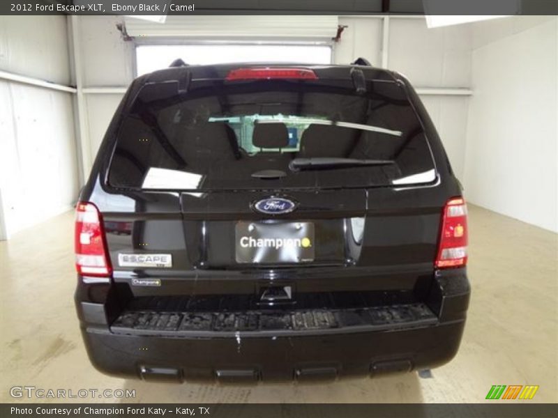 Ebony Black / Camel 2012 Ford Escape XLT
