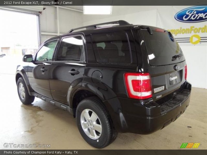 Ebony Black / Camel 2012 Ford Escape XLT