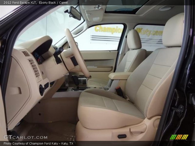 Ebony Black / Camel 2012 Ford Escape XLT