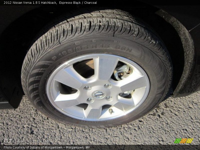 Espresso Black / Charcoal 2012 Nissan Versa 1.8 S Hatchback