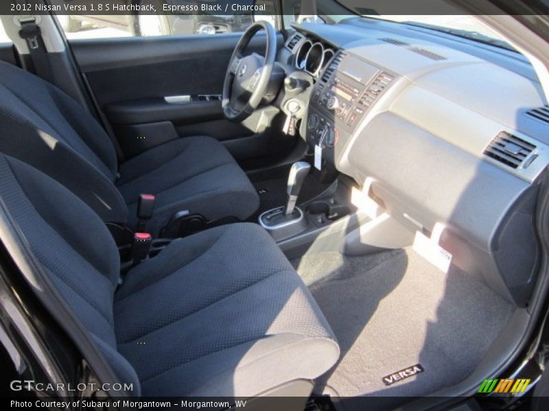 Espresso Black / Charcoal 2012 Nissan Versa 1.8 S Hatchback