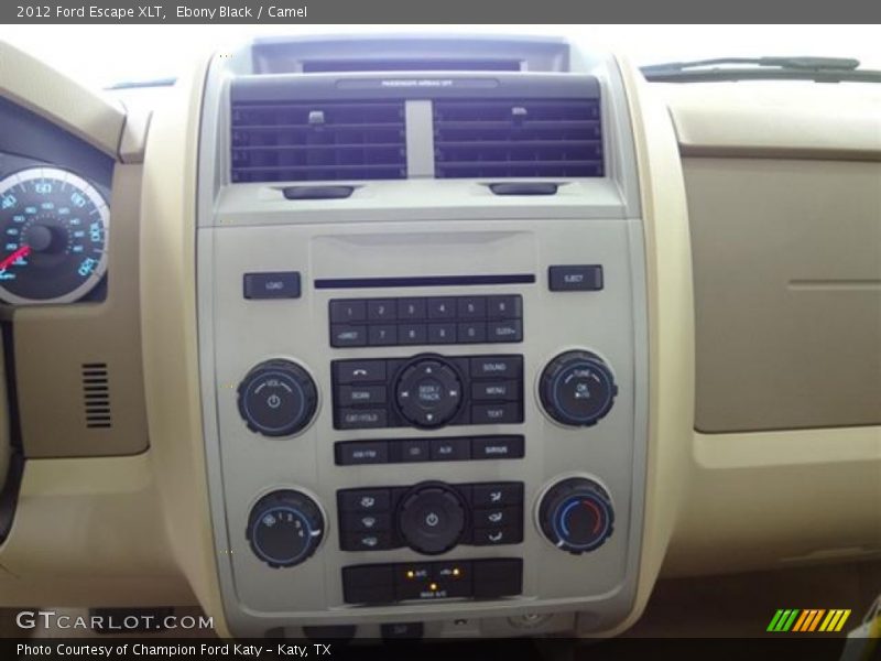 Ebony Black / Camel 2012 Ford Escape XLT