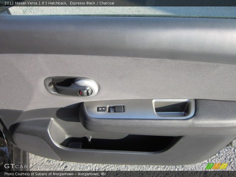 Espresso Black / Charcoal 2012 Nissan Versa 1.8 S Hatchback