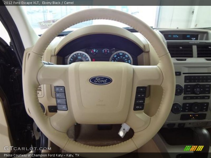 Ebony Black / Camel 2012 Ford Escape XLT