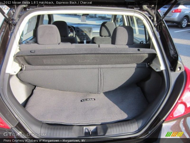 Espresso Black / Charcoal 2012 Nissan Versa 1.8 S Hatchback