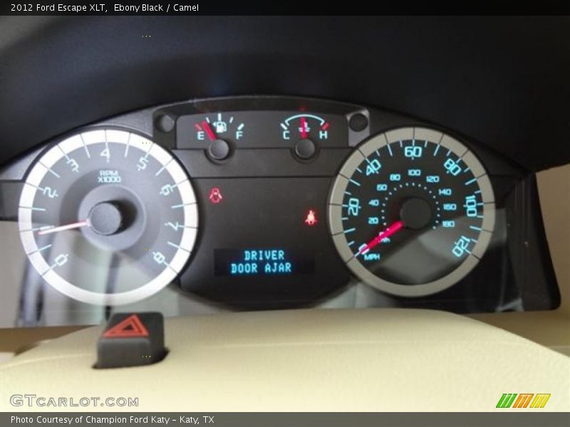 Ebony Black / Camel 2012 Ford Escape XLT