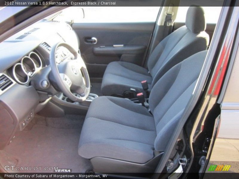 Espresso Black / Charcoal 2012 Nissan Versa 1.8 S Hatchback