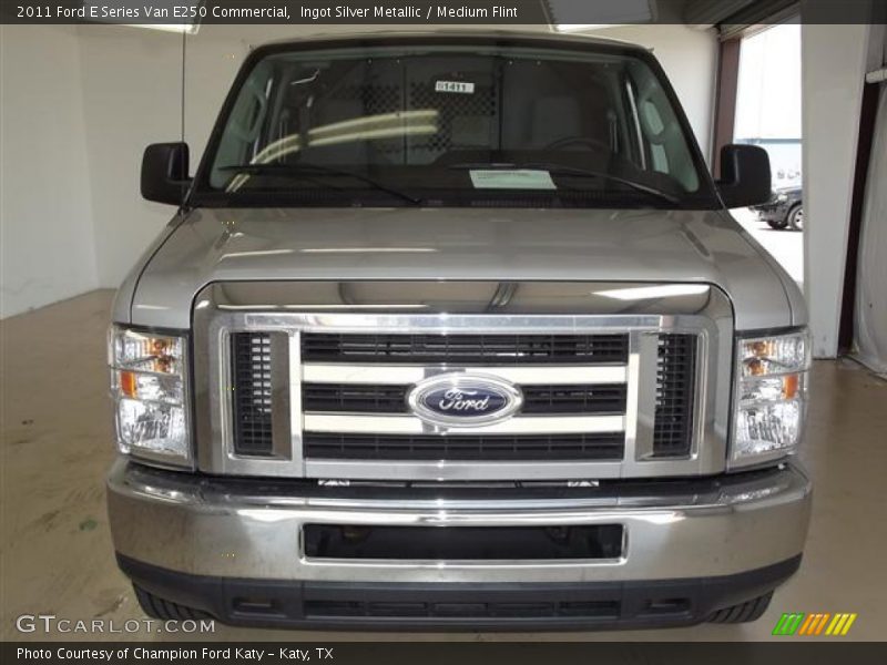 Ingot Silver Metallic / Medium Flint 2011 Ford E Series Van E250 Commercial
