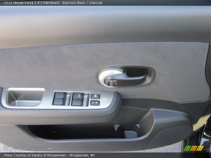 Espresso Black / Charcoal 2012 Nissan Versa 1.8 S Hatchback