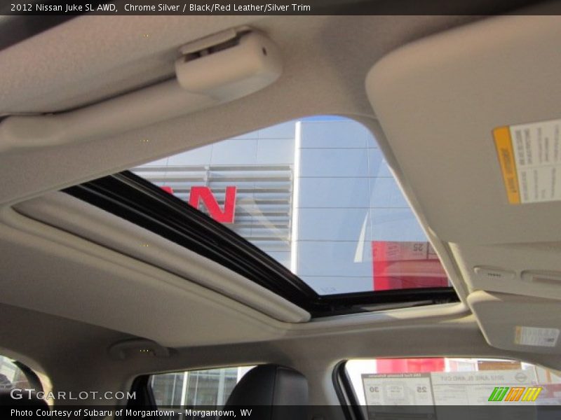 Sunroof of 2012 Juke SL AWD