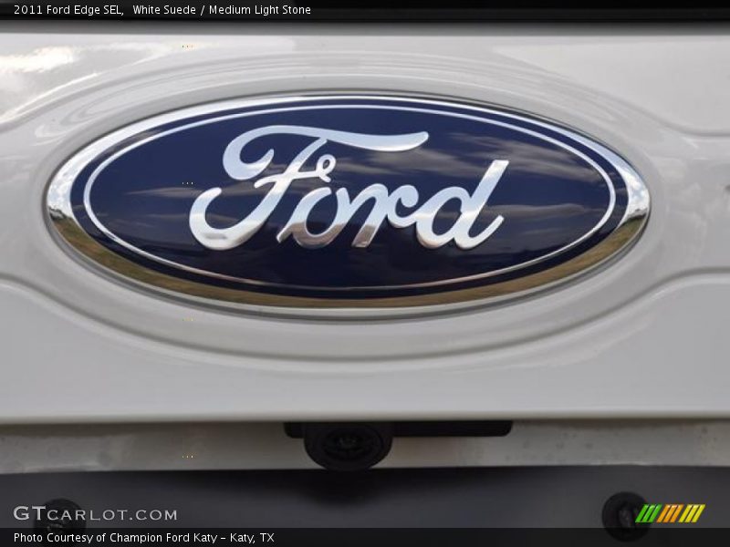 White Suede / Medium Light Stone 2011 Ford Edge SEL