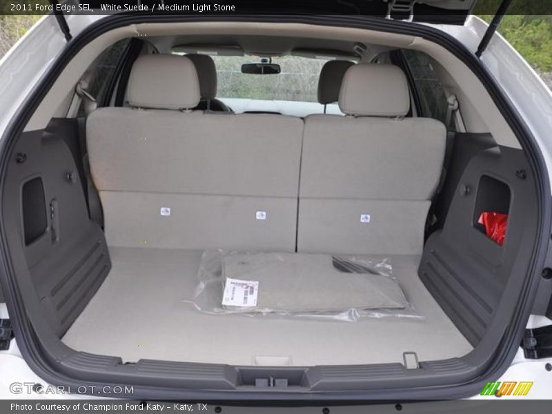 White Suede / Medium Light Stone 2011 Ford Edge SEL
