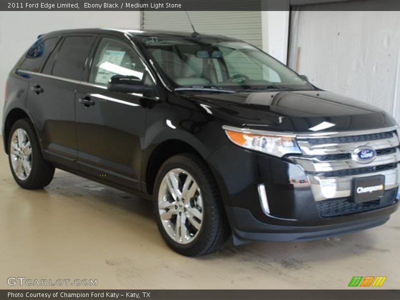 Ebony Black / Medium Light Stone 2011 Ford Edge Limited