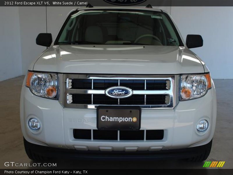 White Suede / Camel 2012 Ford Escape XLT V6