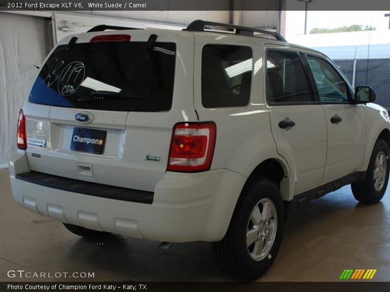 White Suede / Camel 2012 Ford Escape XLT V6