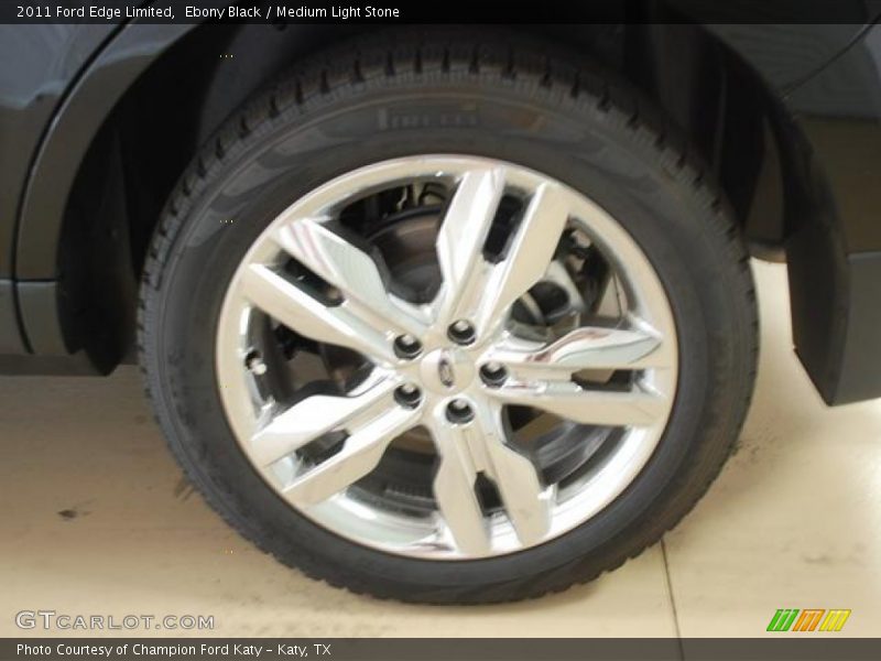 Ebony Black / Medium Light Stone 2011 Ford Edge Limited