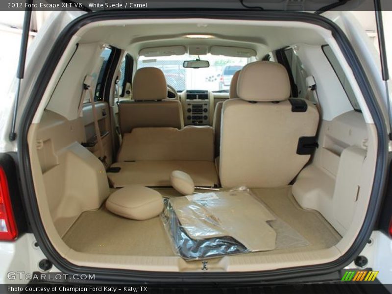 White Suede / Camel 2012 Ford Escape XLT V6