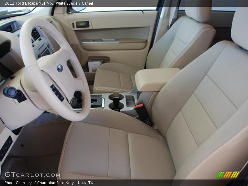 White Suede / Camel 2012 Ford Escape XLT V6