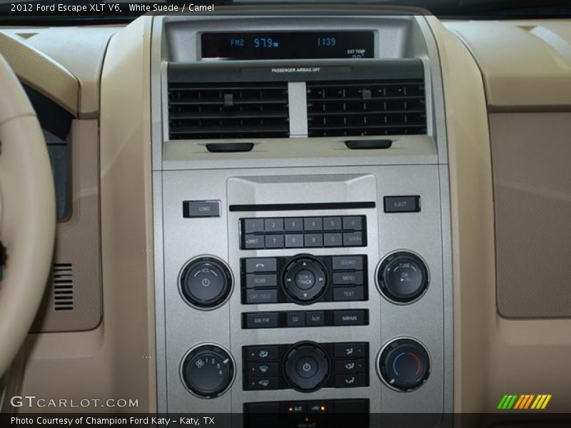 White Suede / Camel 2012 Ford Escape XLT V6