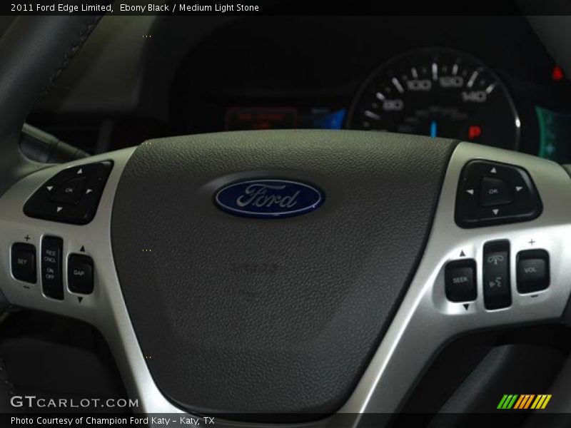 Ebony Black / Medium Light Stone 2011 Ford Edge Limited