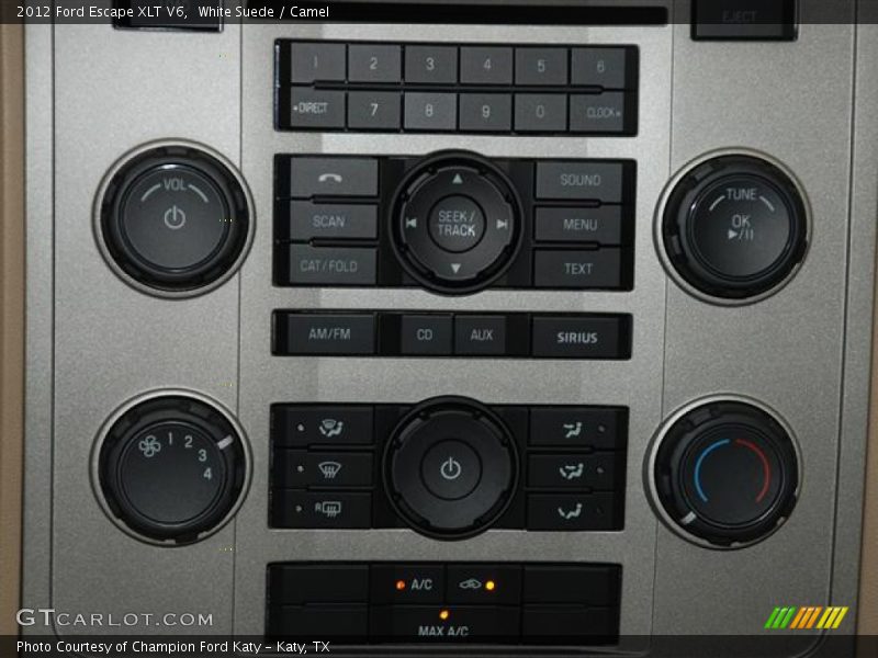 White Suede / Camel 2012 Ford Escape XLT V6
