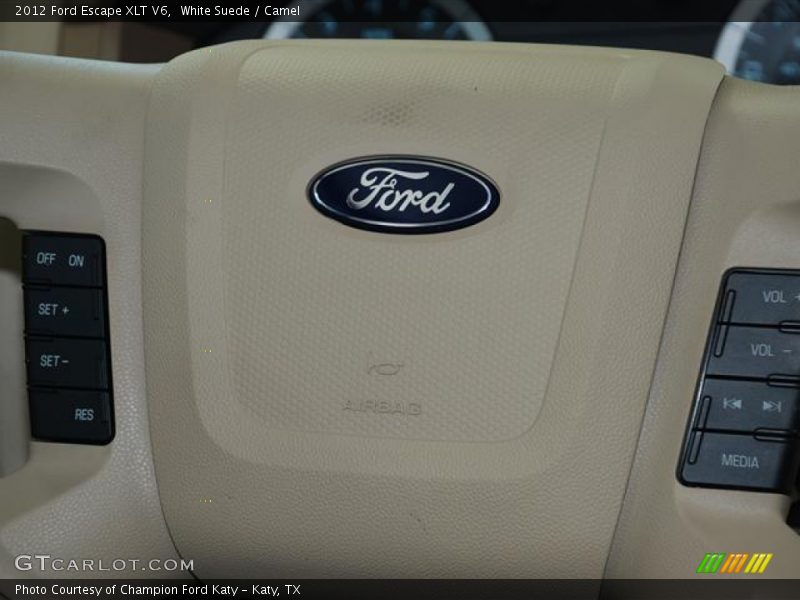 White Suede / Camel 2012 Ford Escape XLT V6