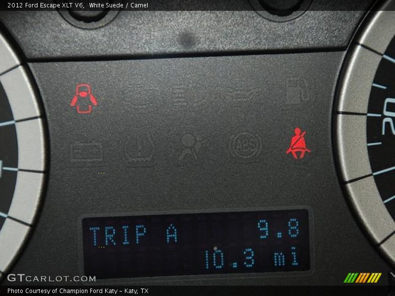 White Suede / Camel 2012 Ford Escape XLT V6