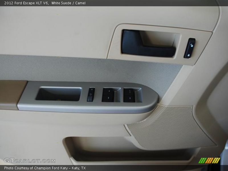 White Suede / Camel 2012 Ford Escape XLT V6