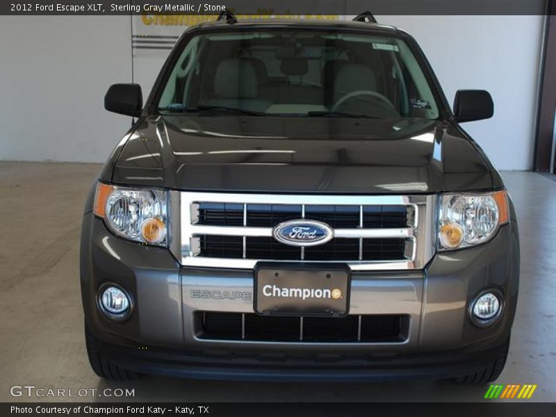 Sterling Gray Metallic / Stone 2012 Ford Escape XLT