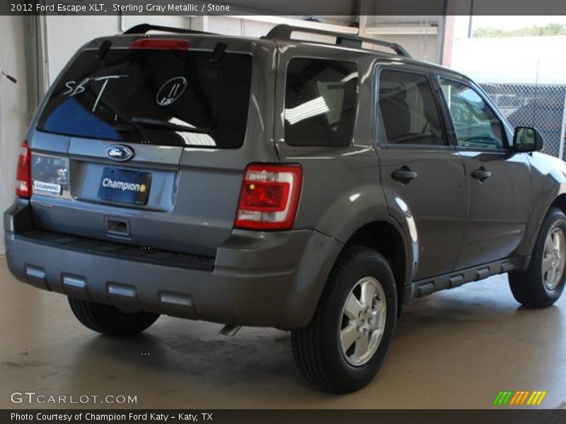 Sterling Gray Metallic / Stone 2012 Ford Escape XLT