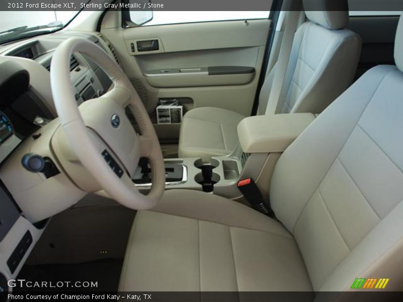 Sterling Gray Metallic / Stone 2012 Ford Escape XLT