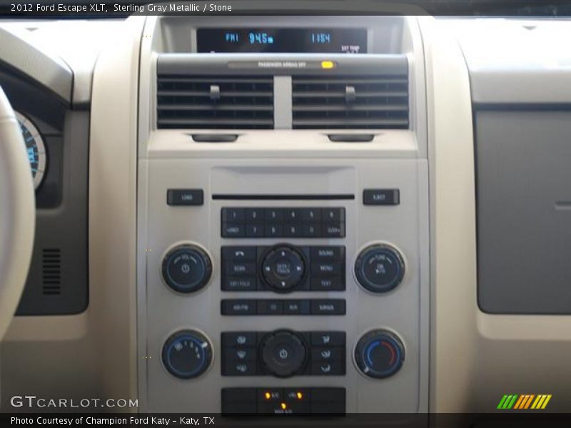 Sterling Gray Metallic / Stone 2012 Ford Escape XLT