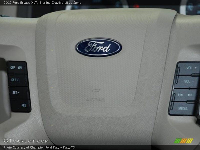 Sterling Gray Metallic / Stone 2012 Ford Escape XLT