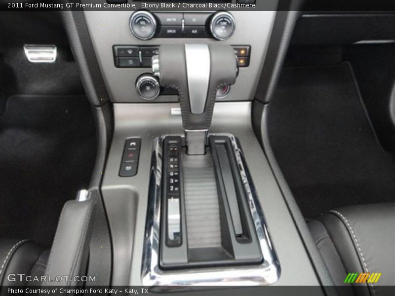 Ebony Black / Charcoal Black/Cashmere 2011 Ford Mustang GT Premium Convertible