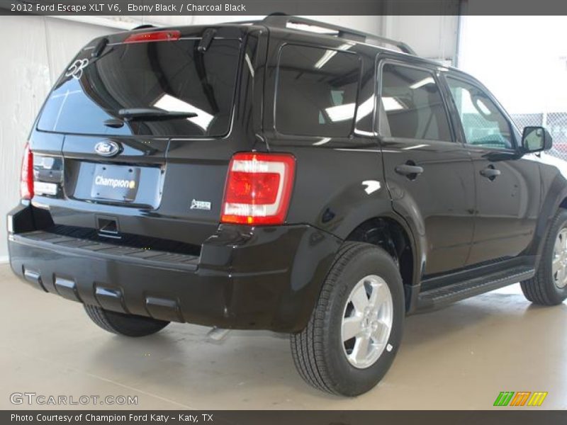 Ebony Black / Charcoal Black 2012 Ford Escape XLT V6
