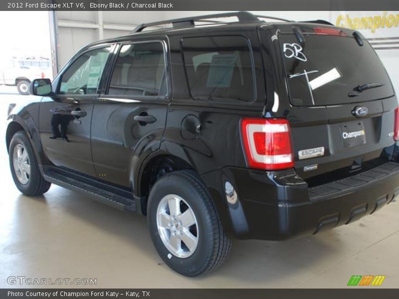Ebony Black / Charcoal Black 2012 Ford Escape XLT V6