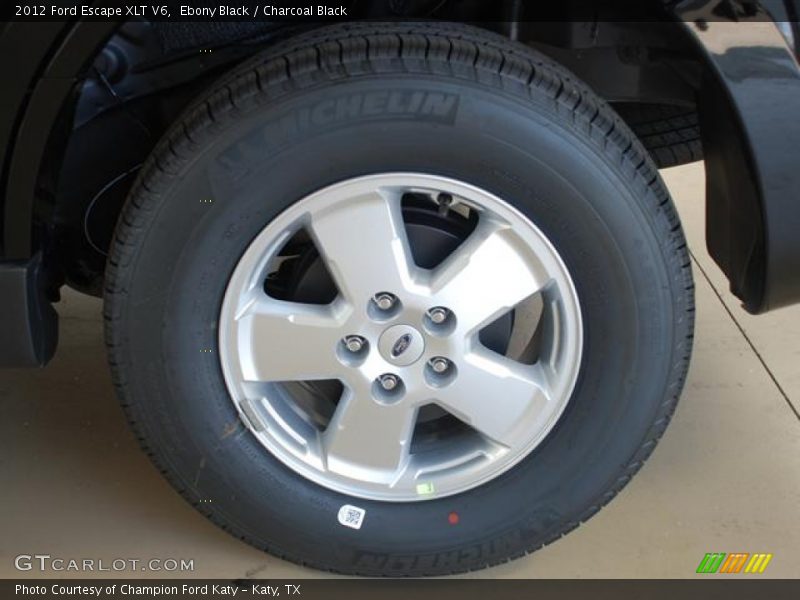 Ebony Black / Charcoal Black 2012 Ford Escape XLT V6