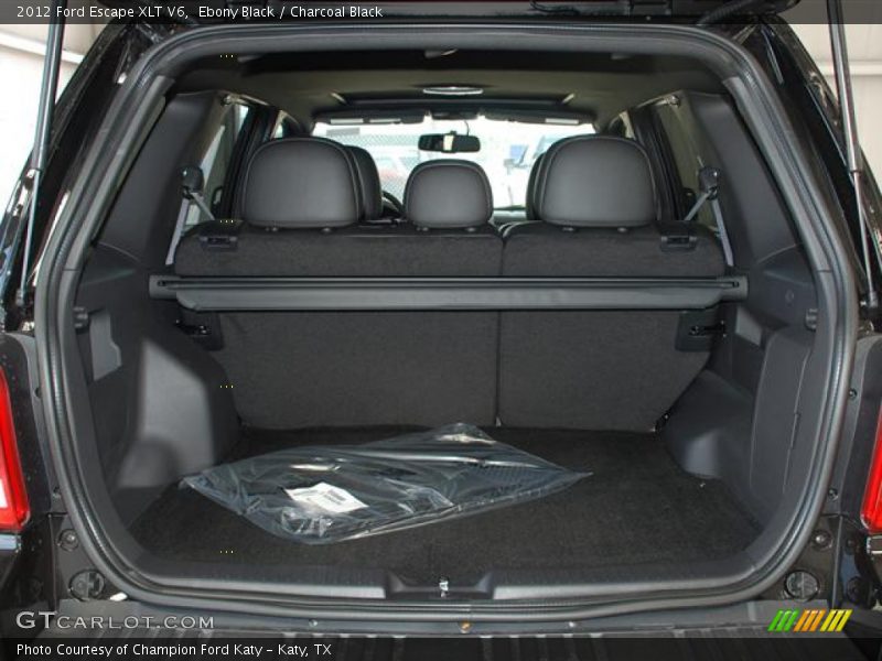 Ebony Black / Charcoal Black 2012 Ford Escape XLT V6