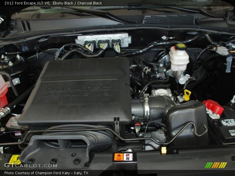 Ebony Black / Charcoal Black 2012 Ford Escape XLT V6