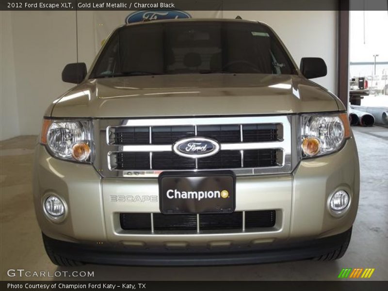 Gold Leaf Metallic / Charcoal Black 2012 Ford Escape XLT