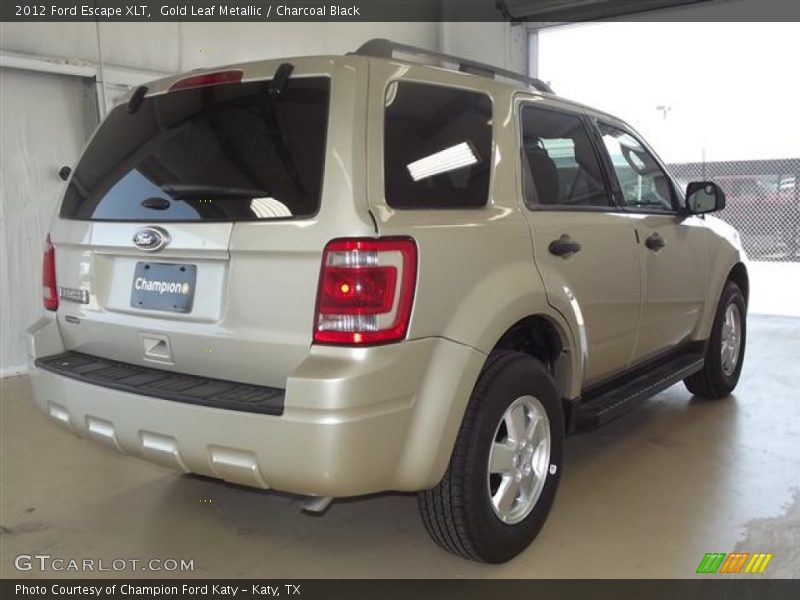 Gold Leaf Metallic / Charcoal Black 2012 Ford Escape XLT