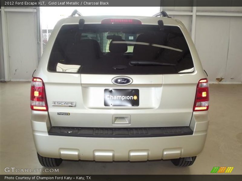 Gold Leaf Metallic / Charcoal Black 2012 Ford Escape XLT