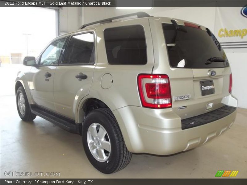 Gold Leaf Metallic / Charcoal Black 2012 Ford Escape XLT