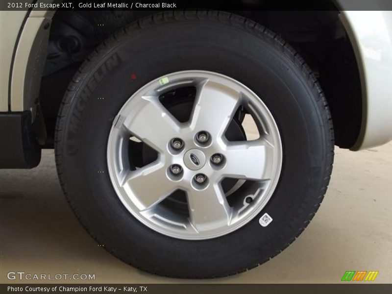 Gold Leaf Metallic / Charcoal Black 2012 Ford Escape XLT