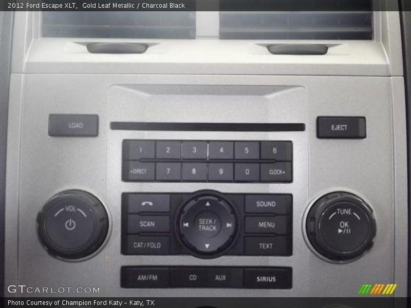 Gold Leaf Metallic / Charcoal Black 2012 Ford Escape XLT