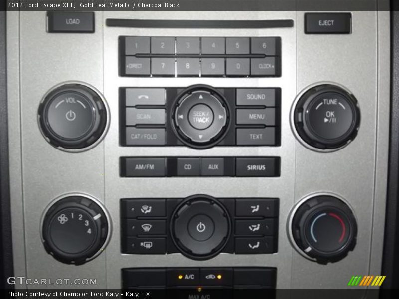 Gold Leaf Metallic / Charcoal Black 2012 Ford Escape XLT